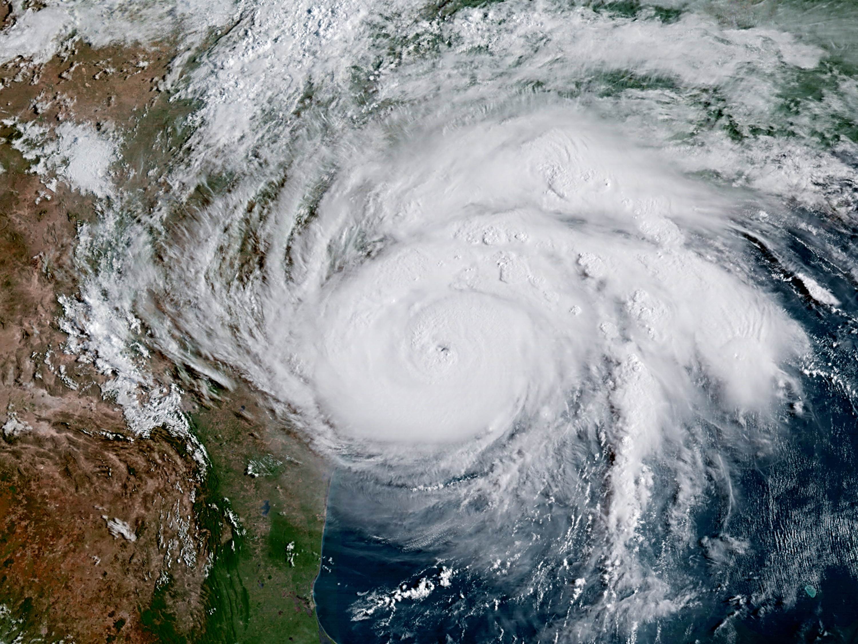 Hurricane Harvey Size Chart