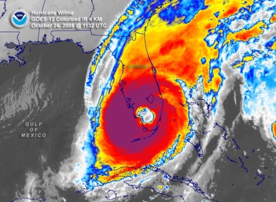 Hurricane_Wilma_over_South_Florida,_enhanced_color_GOES_12_satellite_image